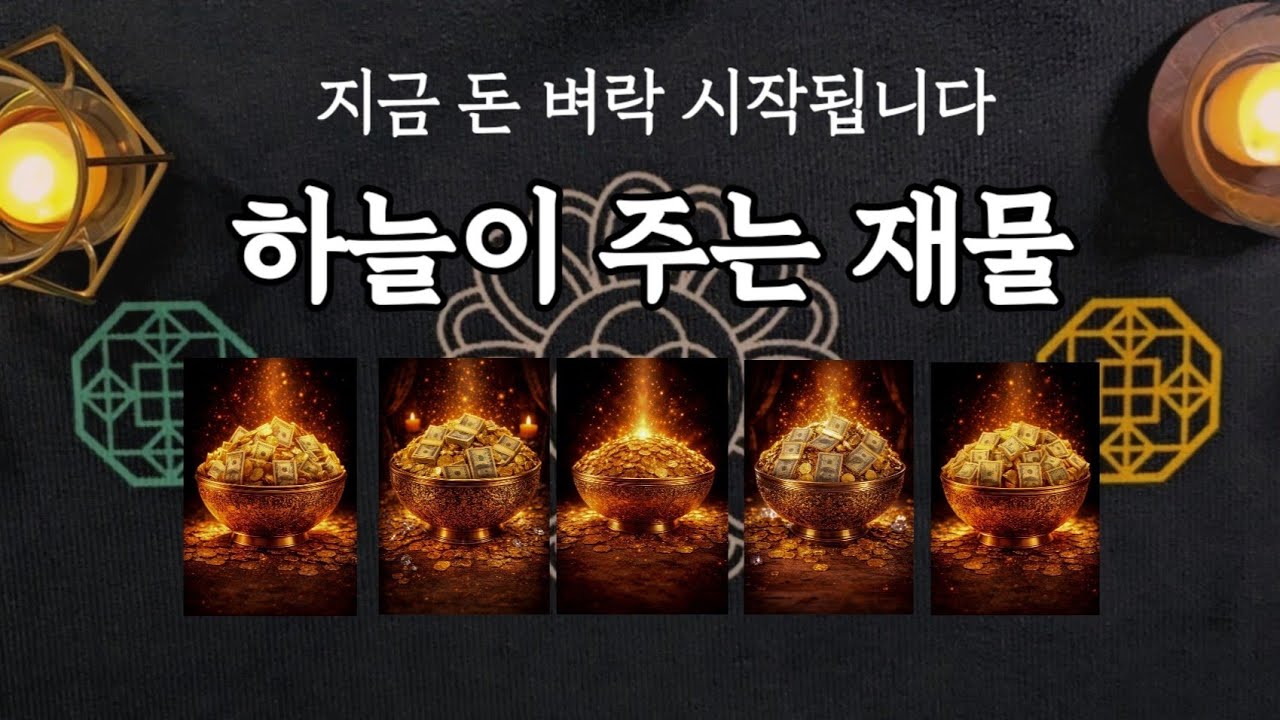 🔥 [타로] 곧 터집니다, 하늘이 준 재물복 💰#재물운 #돈벼락