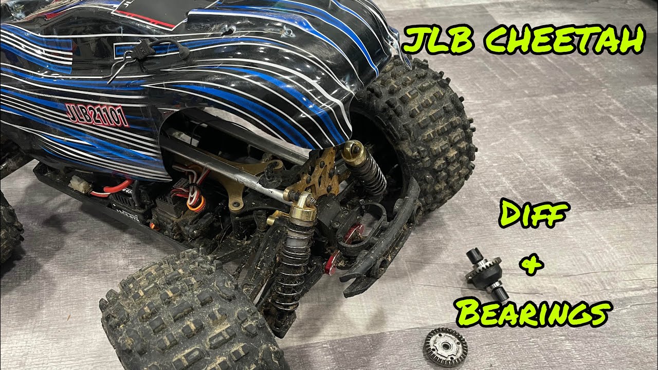 JLB CHEETAH Diff & Bearing replacement-detailed instruction