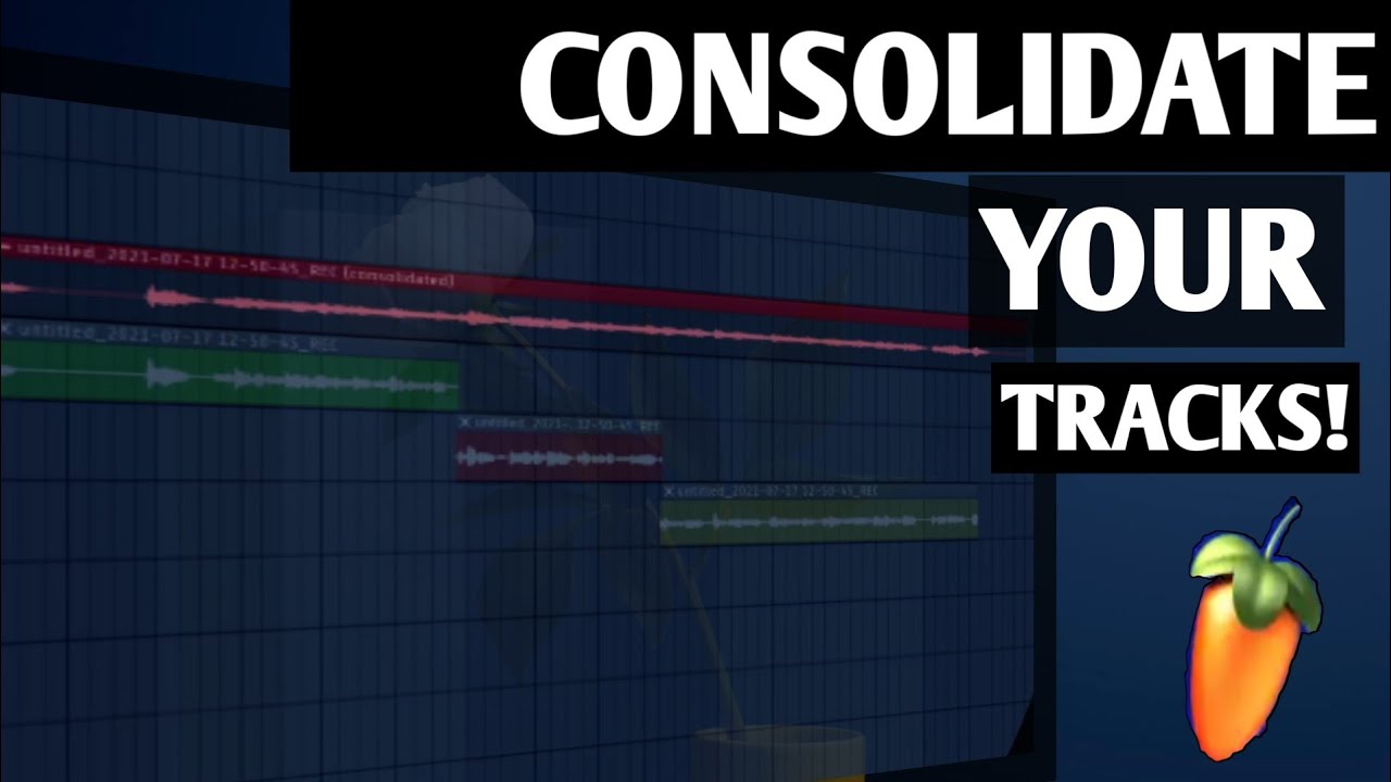 How to consolidate/join your audio clips in FL studio(very easy).