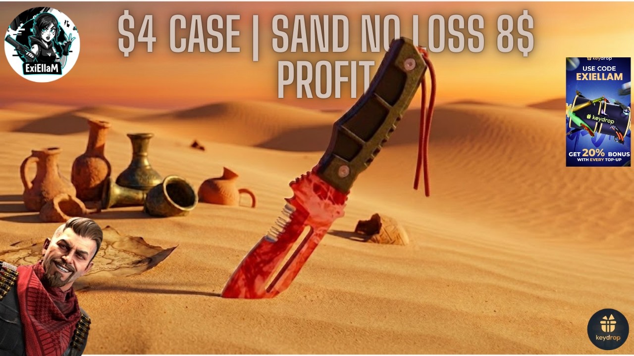 Sand Case No Risk, 100% Profit?!  Opening on KeyDrop