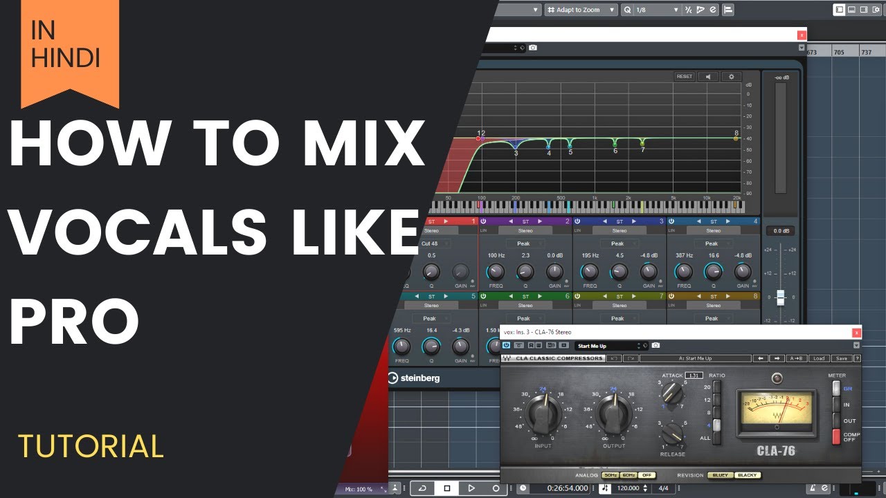 Vocals Mixing Tutorial | How to mix vocals professionally in Hindi | Eq, Compression...