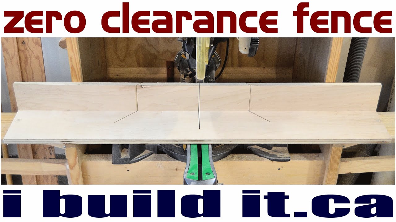 Making A Zero Clearance Fence