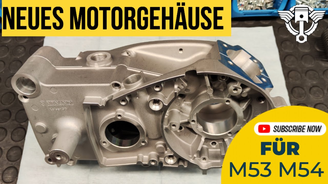 Neues Simson M53 M54 Motorgehäuse für 3 und 4 Gang Getriebe