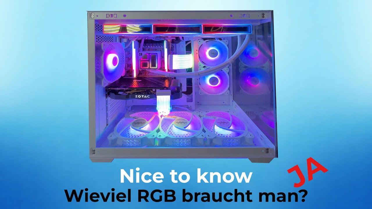 Wieviel RGB Beleuchtung braucht man - Antwort: JA