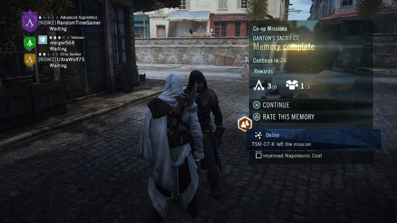 Assassin's Creed Unity Co.op ft. UltraWolf96