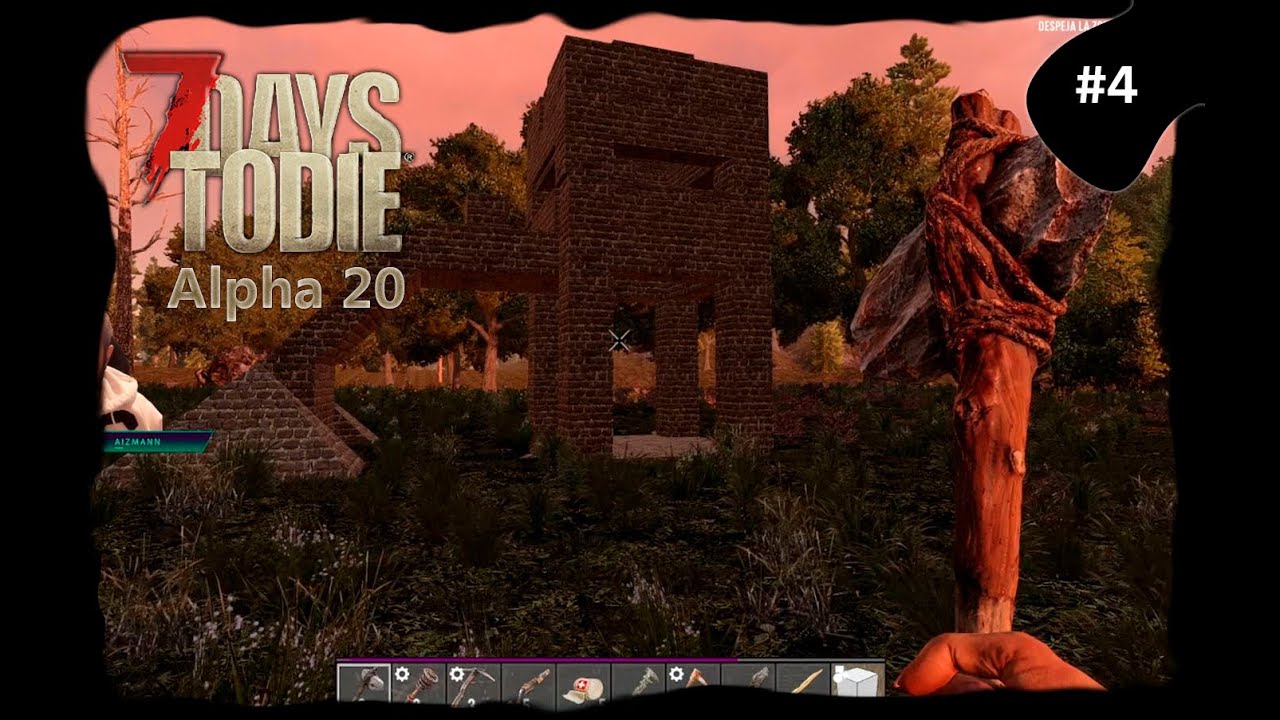 7 DAYS TO DIE Alpha 20 #4 | CREANDO ANTIHORDAS | DIFICULTAD DEMENTE