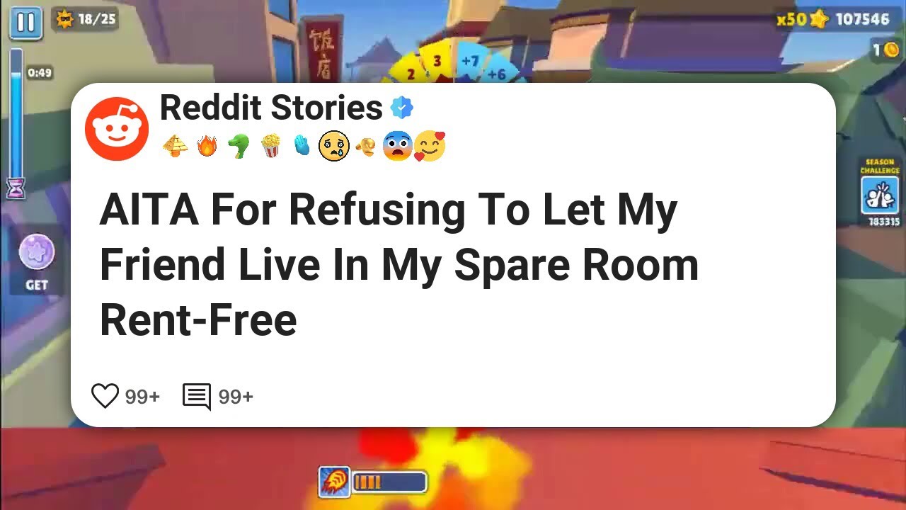 AITA For Refusing To Let My Friend Live In My Spare Room Rent-Free #reddit 