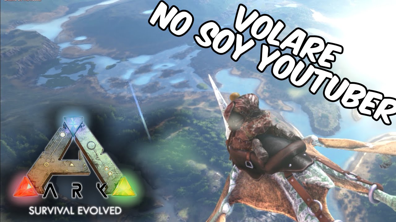 I'LL FLY, I'M NOT A YOUTUBER! Ark Survival in Spanish - GOTH