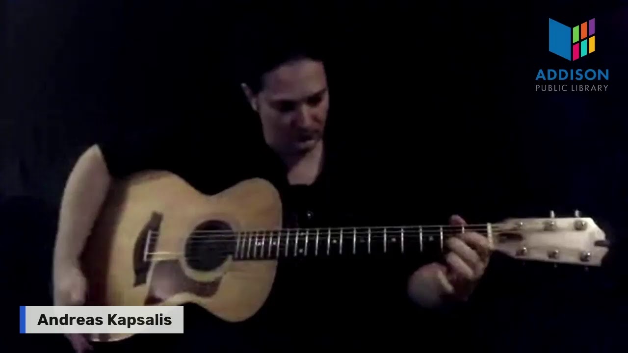 Andreas Kapsalis Live Performance for Addison Public Library