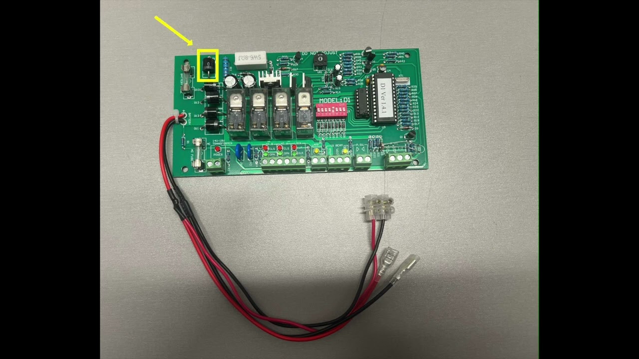 E8 - Checking power on the D1 control board for a solar setup
