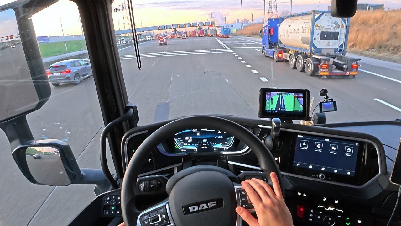 POV Trucking to France in a DAF XG 480 – Part 1 | European Highway