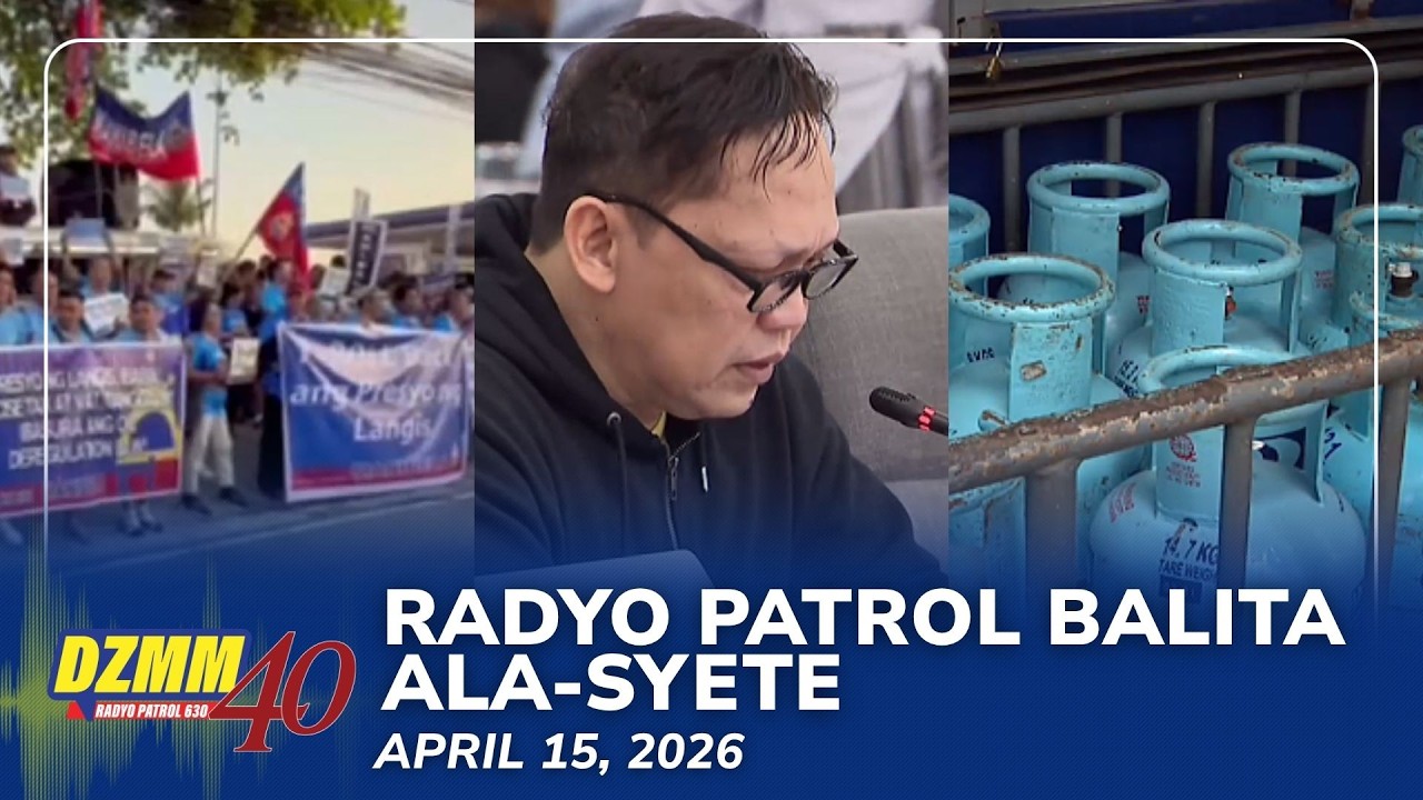 Radyo Patrol Balita Ala-Syete | DZMM Teleradyo (15 April 2026)