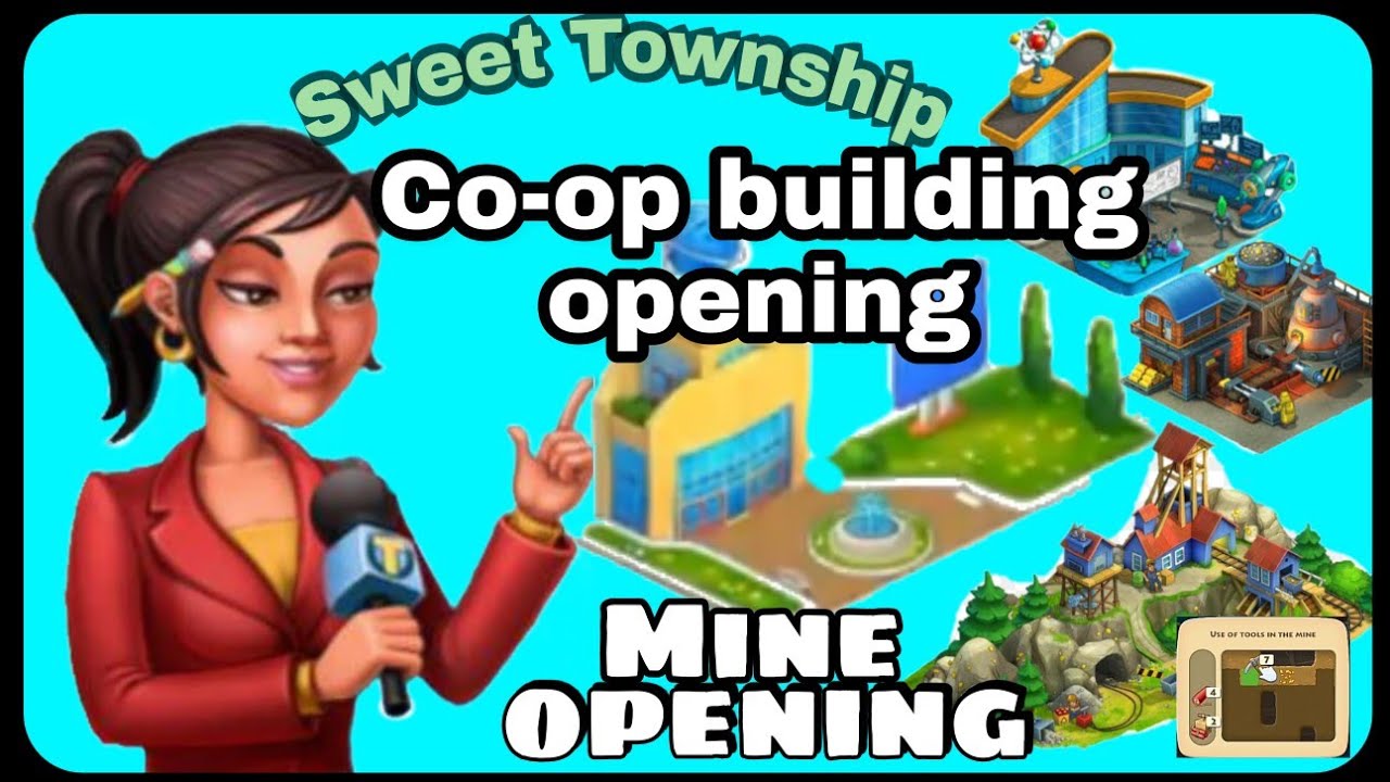 Township :- Opening Laboratory 🔬🏨, Co-op building 🏫,  Mine 🌋⛏️& Foundry🏬& so many profile picture 🖼️
