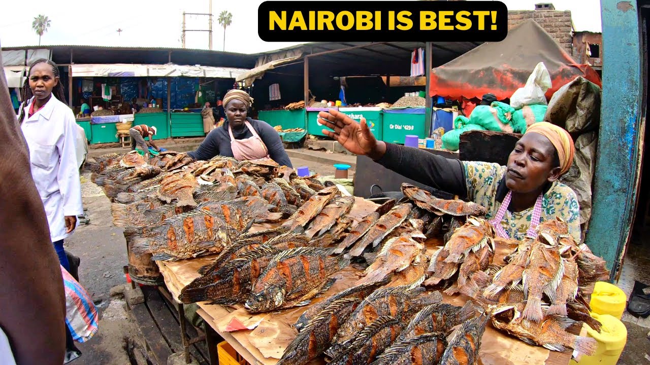 EXPLORING KENYA: THIS IS AFRICA LARGEST FISH MARKET IN NAIROBI
