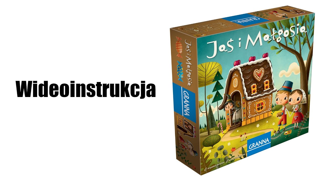 Jaś i Małgosia - gra planszowa - wideoinstrukcja