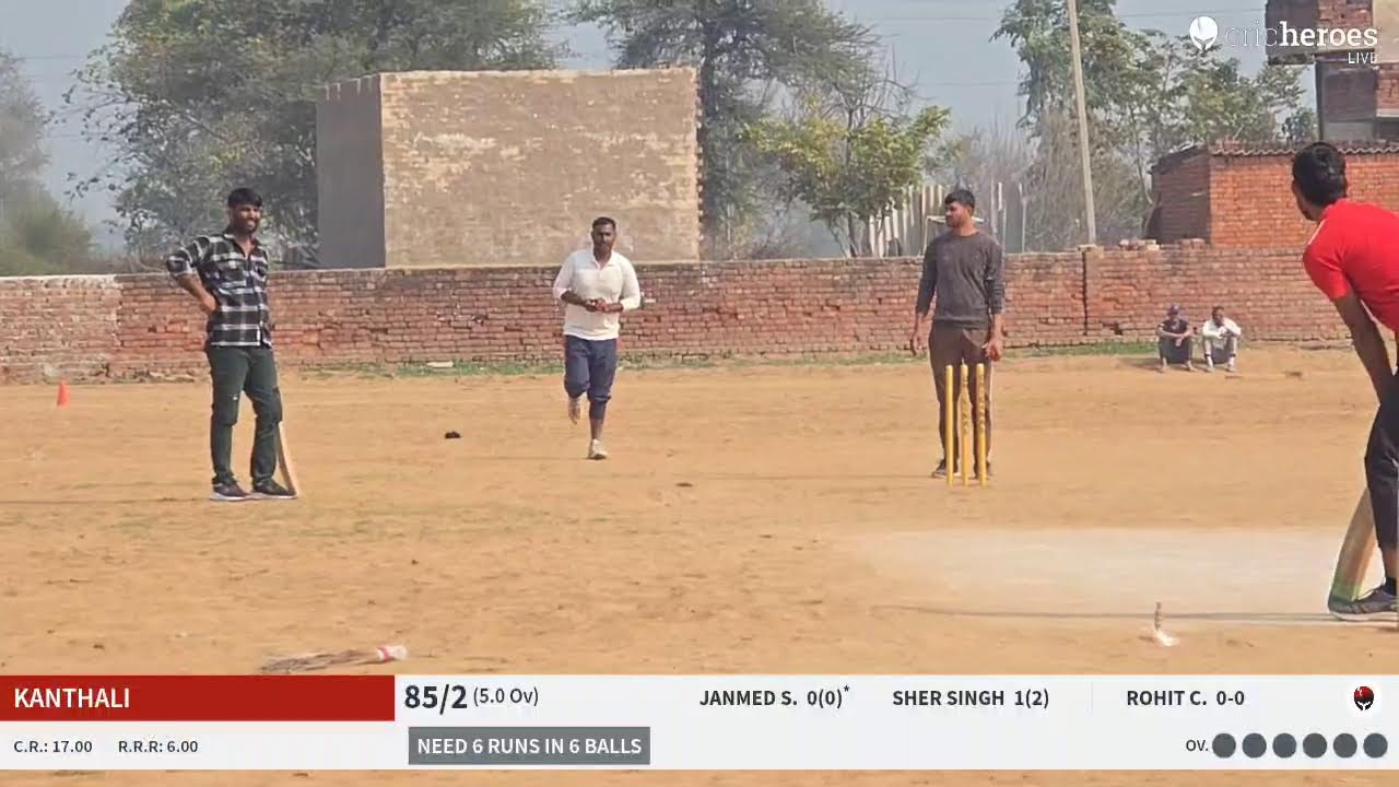 Jhaal vs KANTHALI live cricket match | Bahala Cricket Tournament  live - bahala Rewari