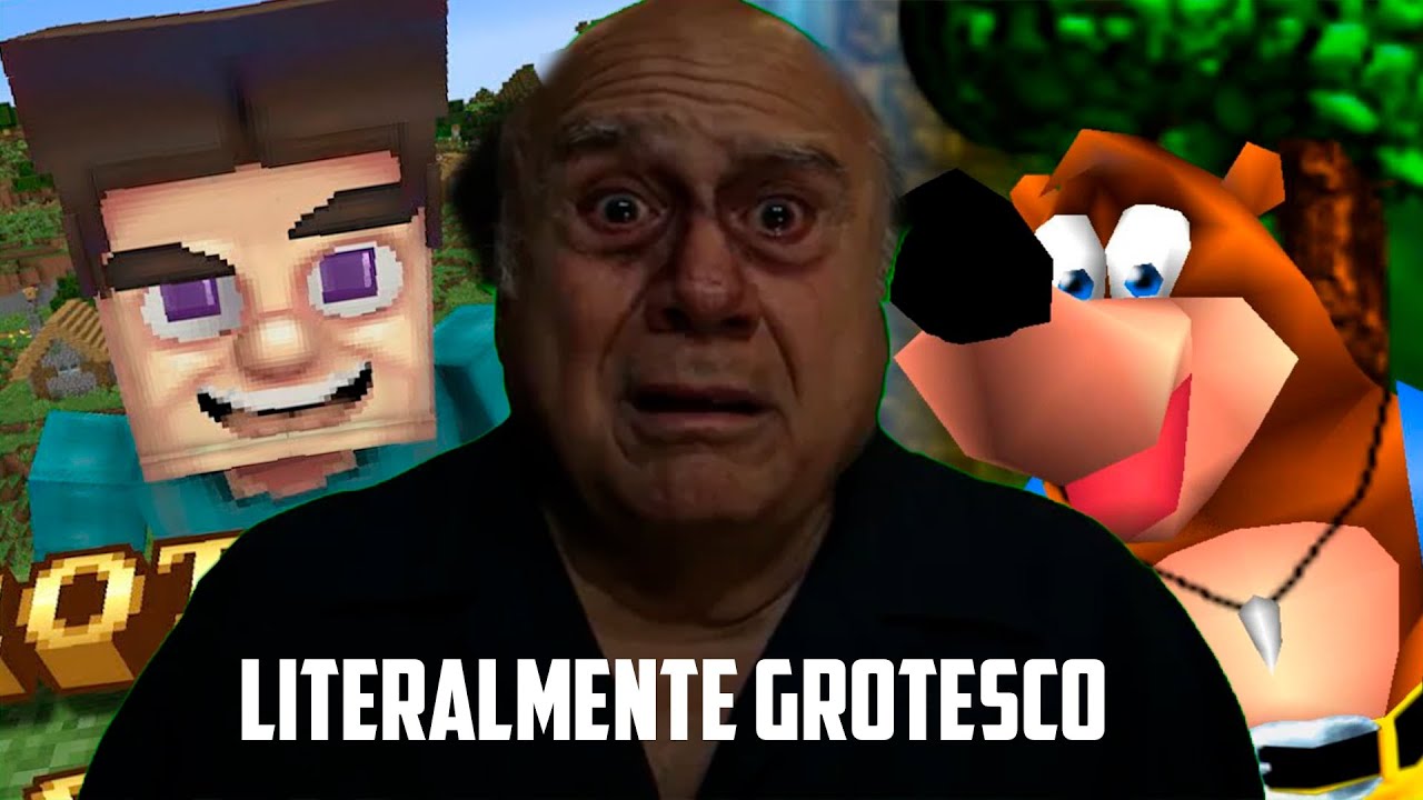 A ORIGEM HORRÍVEL do steve grotesco (grotesque steve)