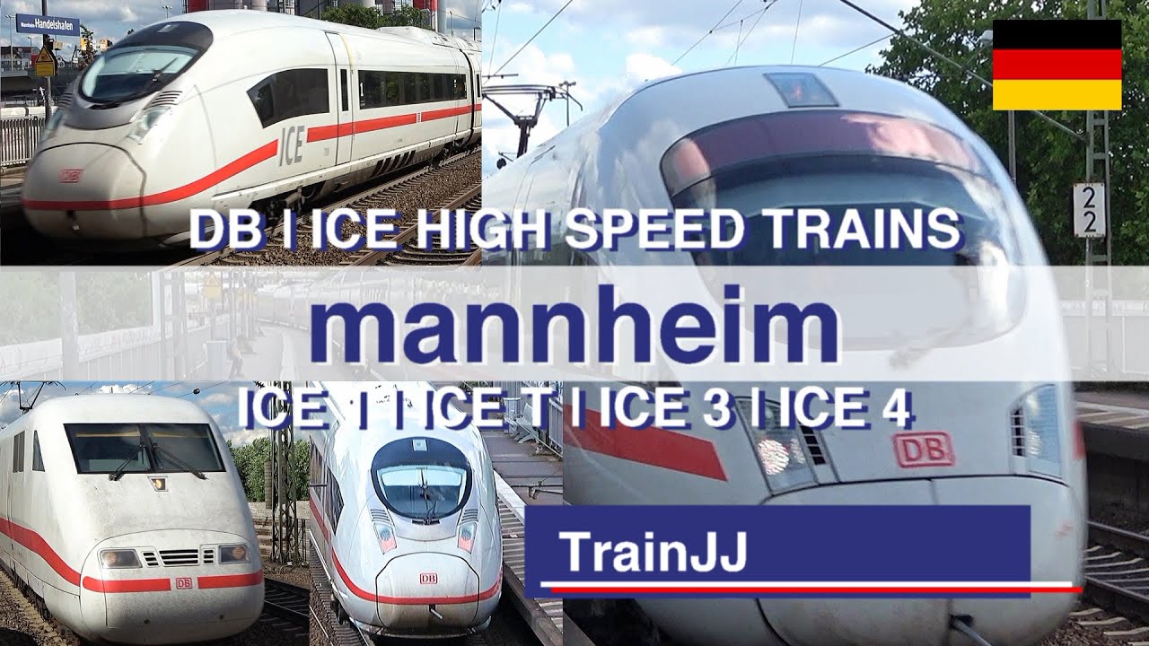 ICE T | German Hi Speed Trains - Hochgeschwindigkeitszüg | Bahnhof Mannheim Handelshafen
