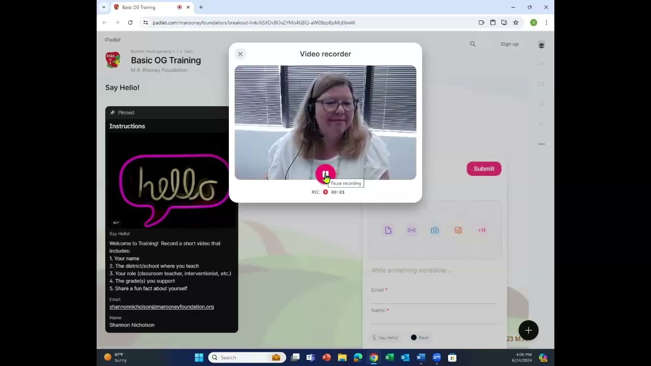 Padlet Orientation