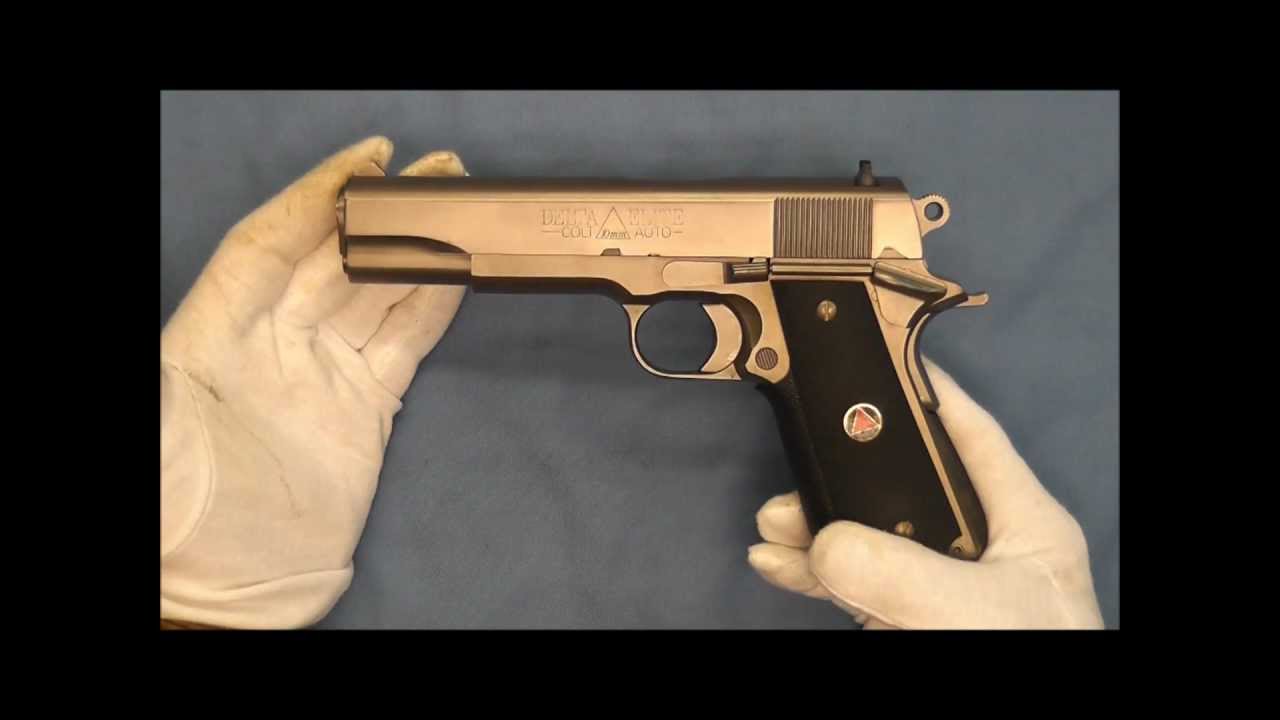 Colt Factory Archives Delta Elite 10mm in Electroless Nickel