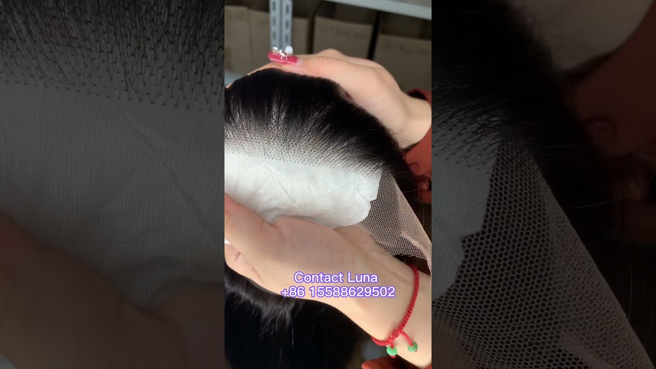 Single knots with pre plucked hairline