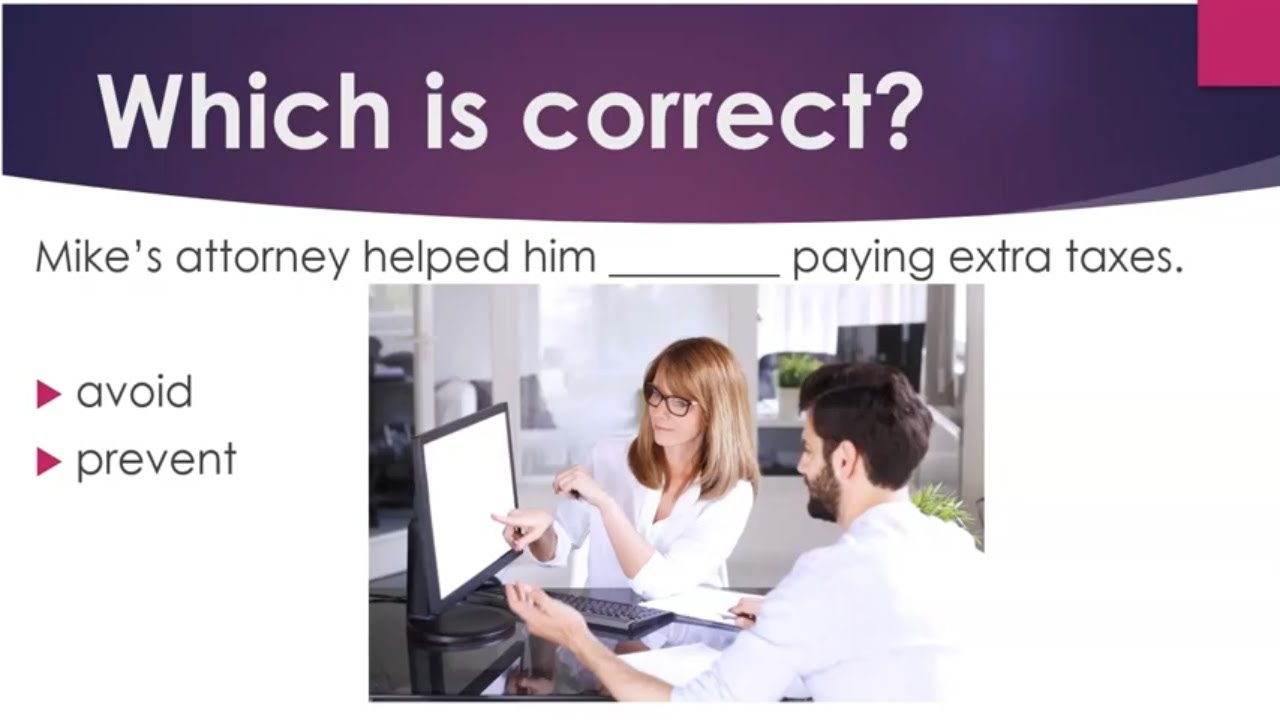 Say it Correctly in English:  Avoid vs. Prevent