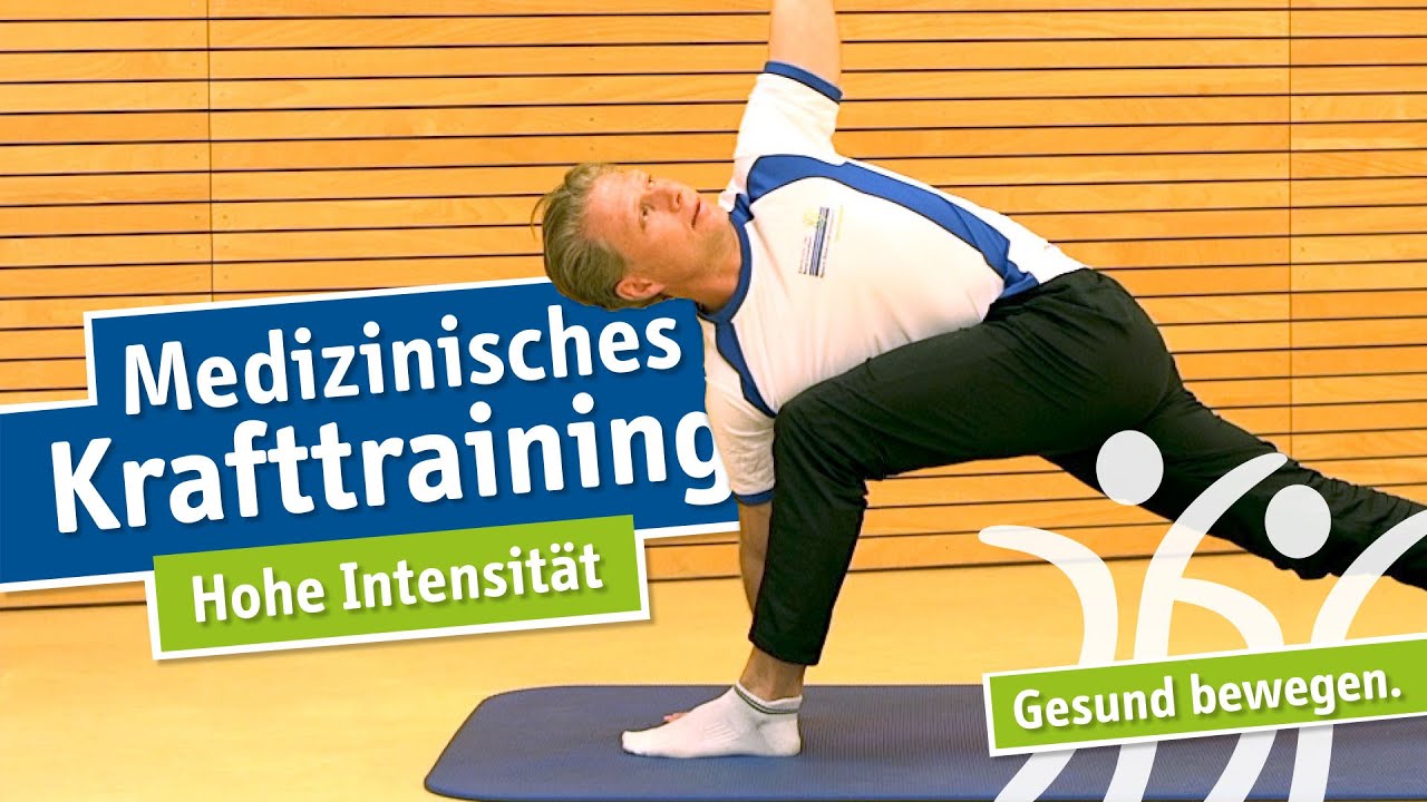 Medizinisches Krafttraining - hohe Intensität | Ganzkörperstabilität verbessern