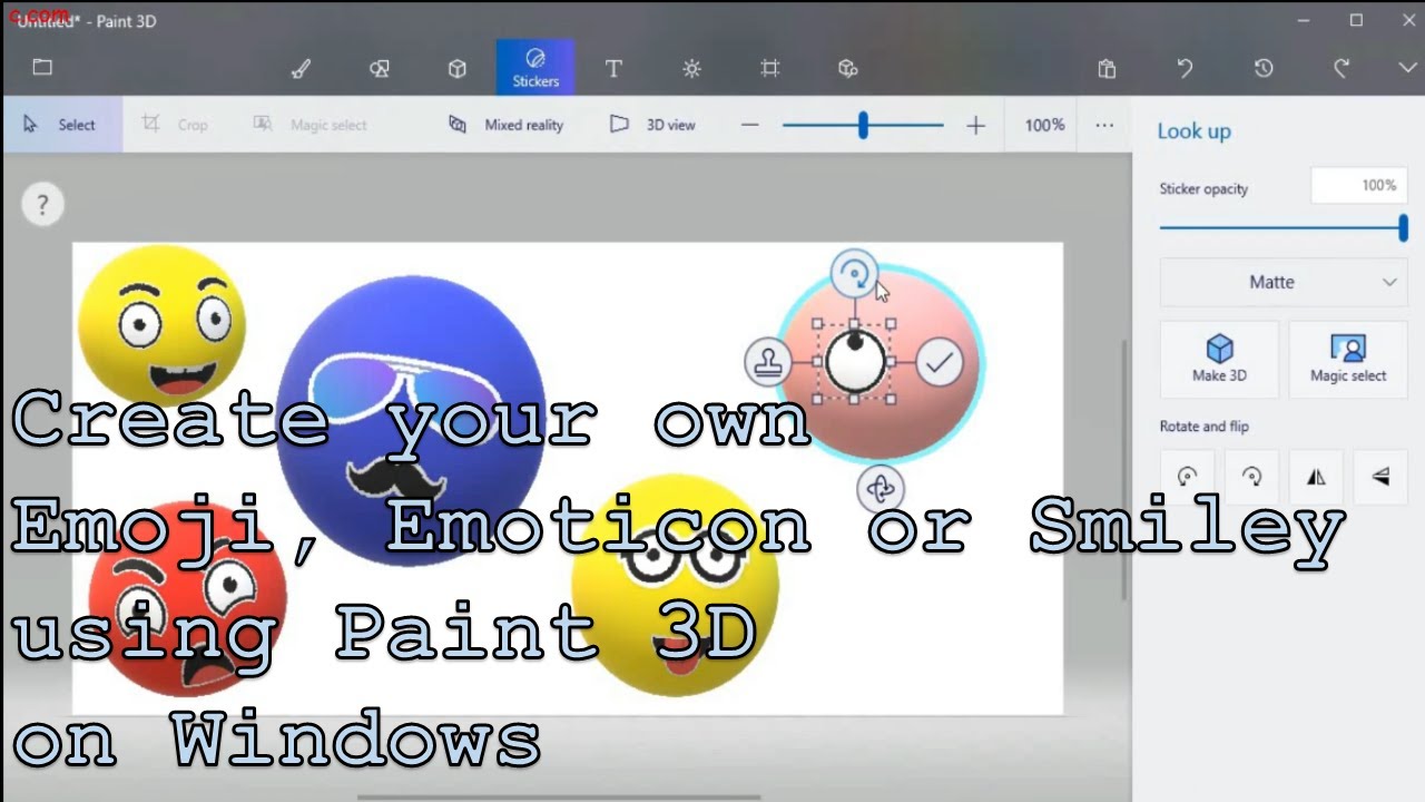 Create Emojis, Emoticons & Smileys your on your PC