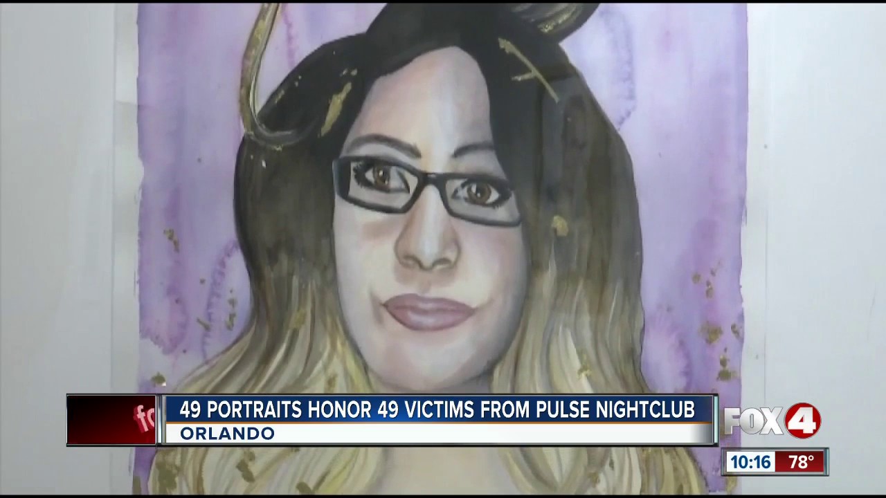 49 Portraits honor 49 Victims from Pulse Nightclub