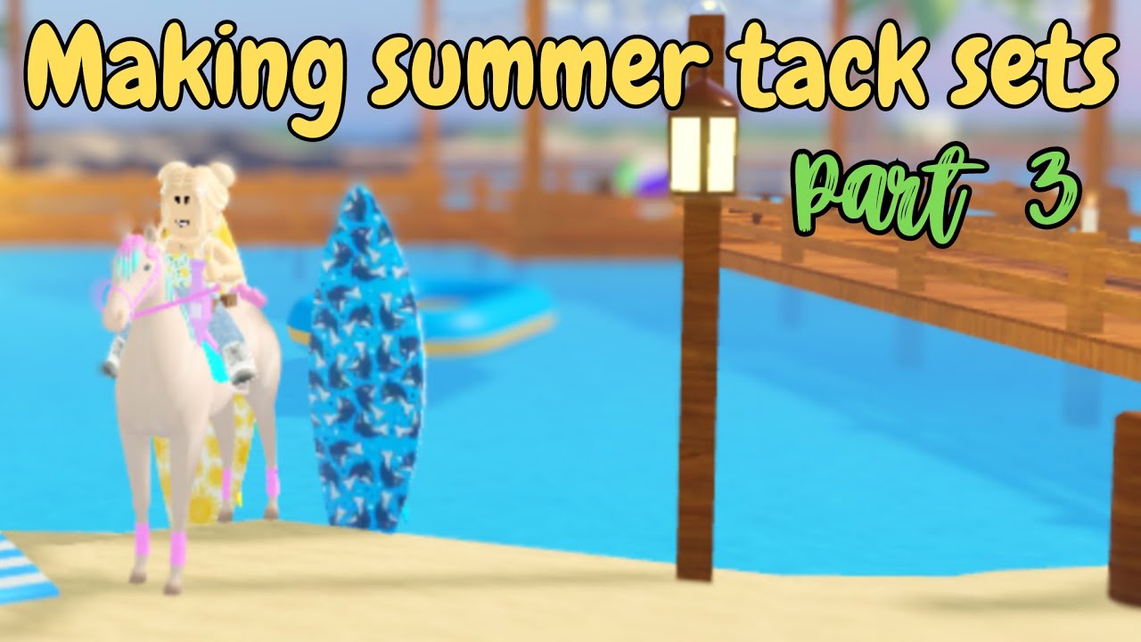 Making Summer *TACK SETS* For My Horses - Part 3 | Wild Horse Islands
