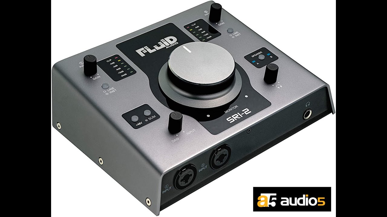 REVIEW FLUID AUDIO SRI-2 - INTERFACE DE AUDIO COM O MELHOR PRÉ-AMPLIFICADOR DE FONE DE OUVIDO !!!