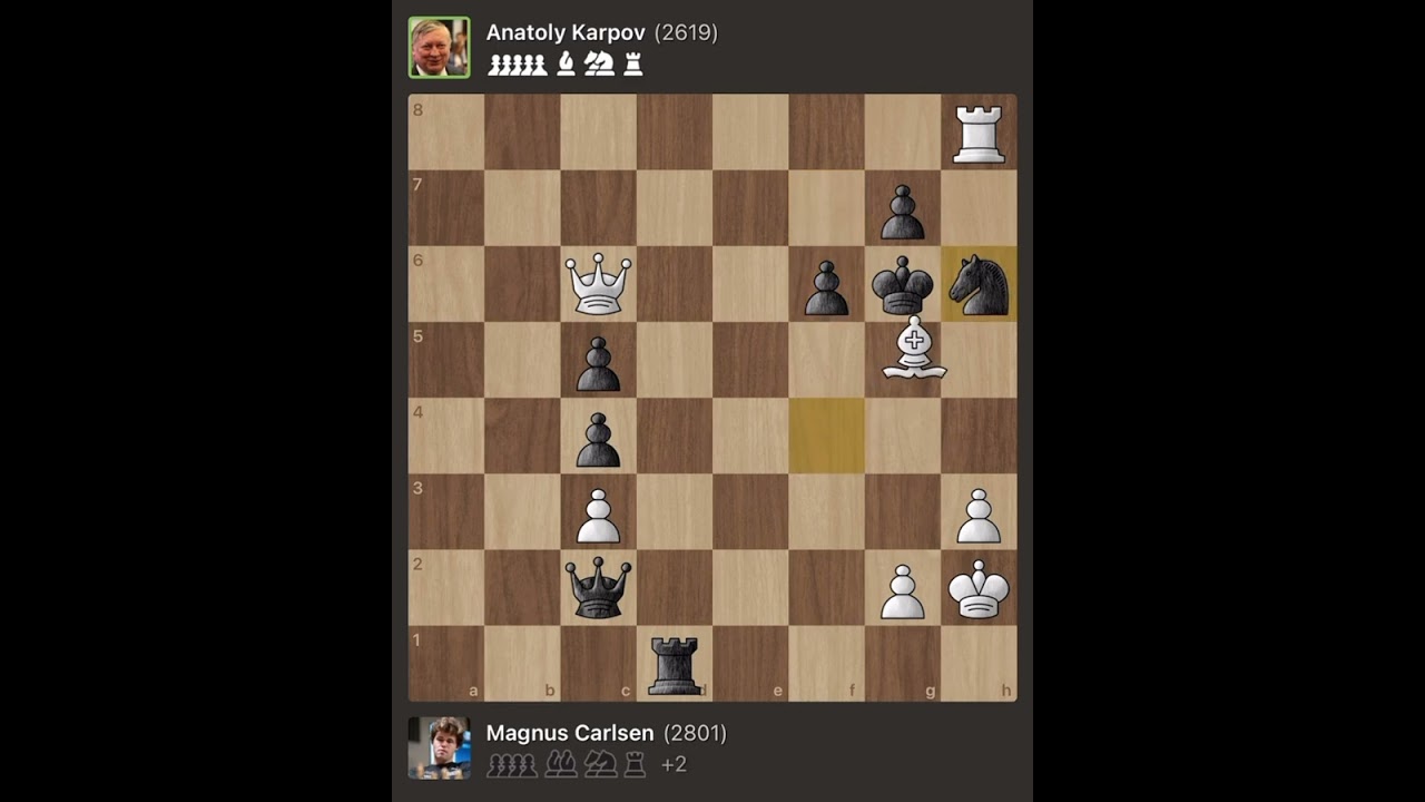 Magnus Carlsen vs Anatoly Karpov | World Blitz Championship (2009)