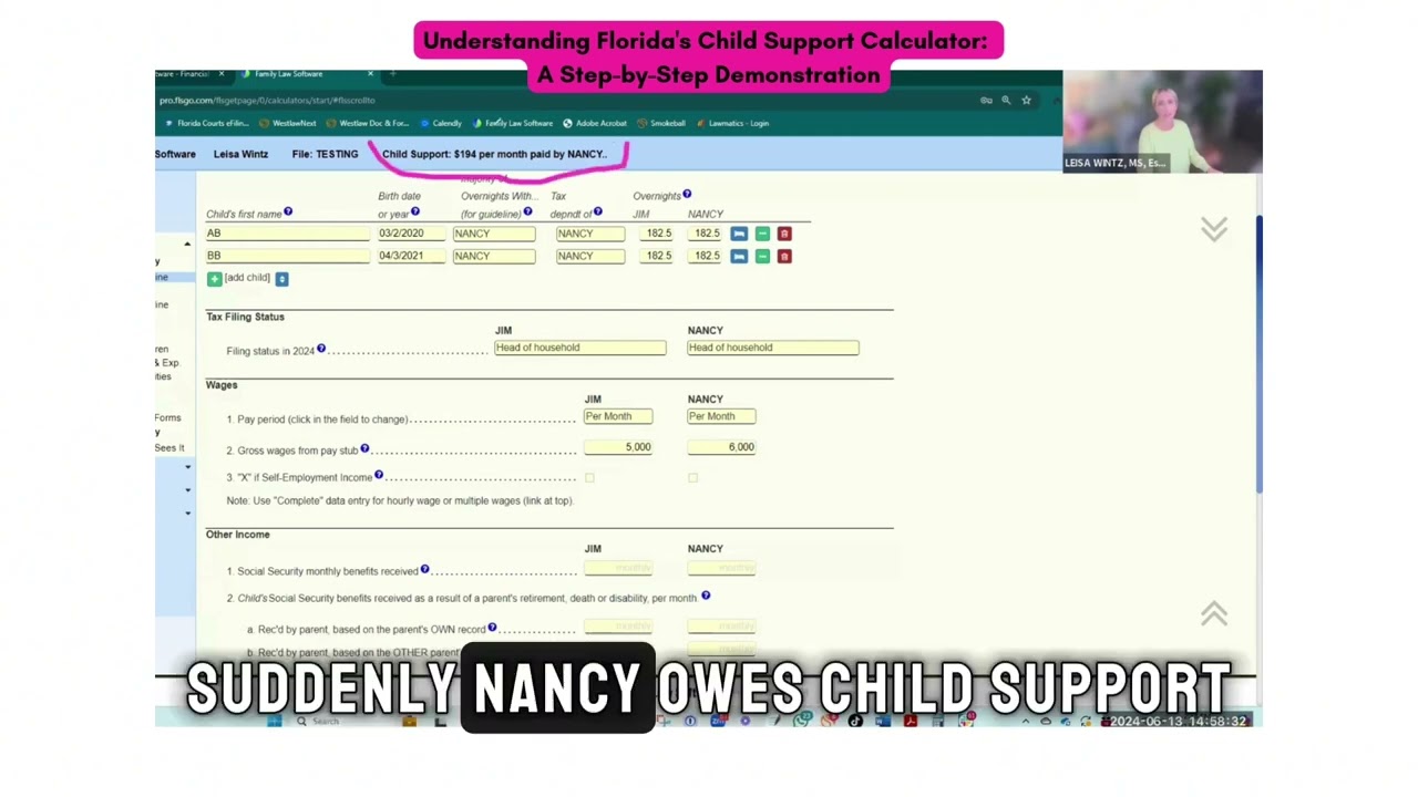 A review of how child support calculations work in Florida. ￼