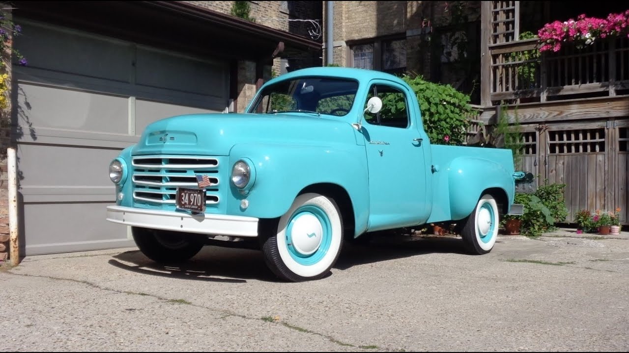 1959 Studebaker Scotsman Pickup in Green & V8 Engine Sound & Ride - My Car Story with Lou Costabile