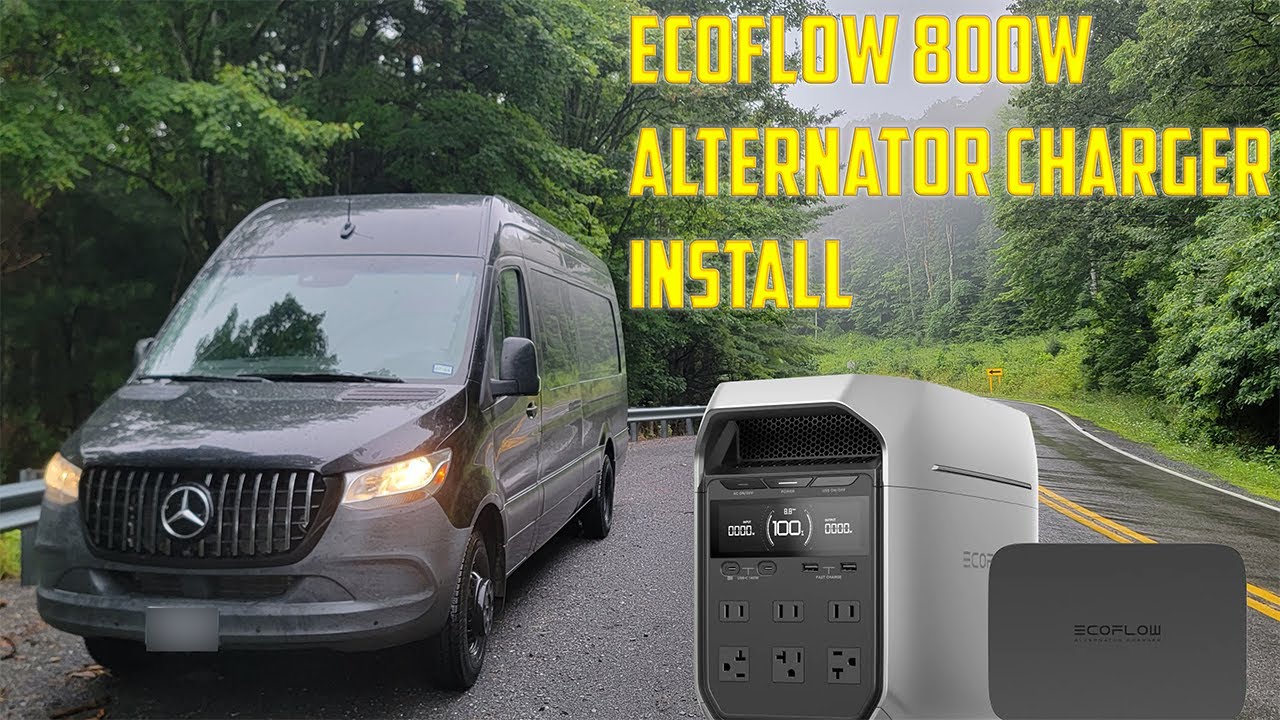 Ecoflow Alternator Charger Install Sprinter Van #ecoflow #sprinter #ecoflowdeltapro3 #vanlife