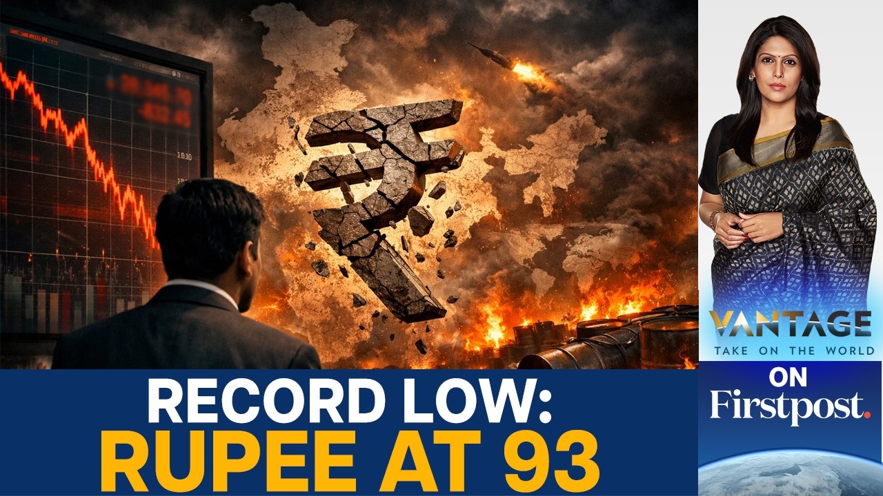 93 рупии за доллар: как война с Ираном влияет на индийскую рупию | Vantage с Палки Шармой | N18G