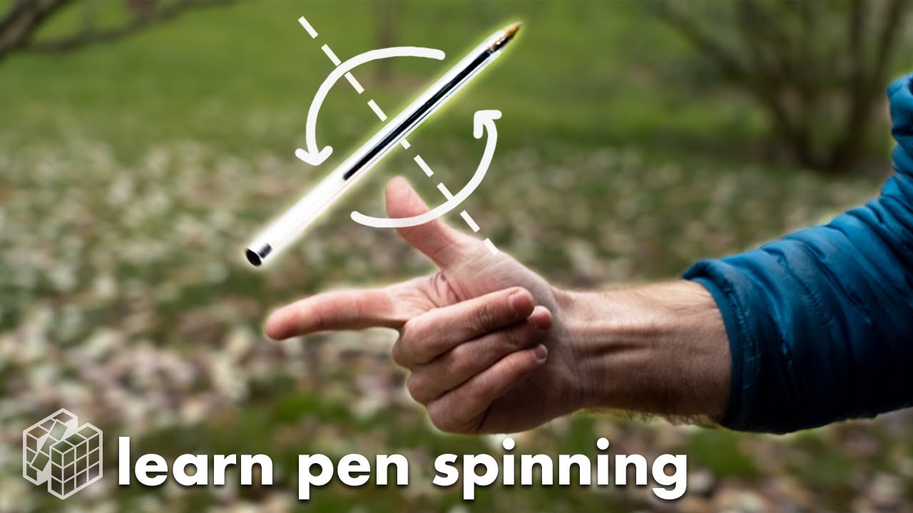 Learning Pen Spinning with No Experience (thumb around)