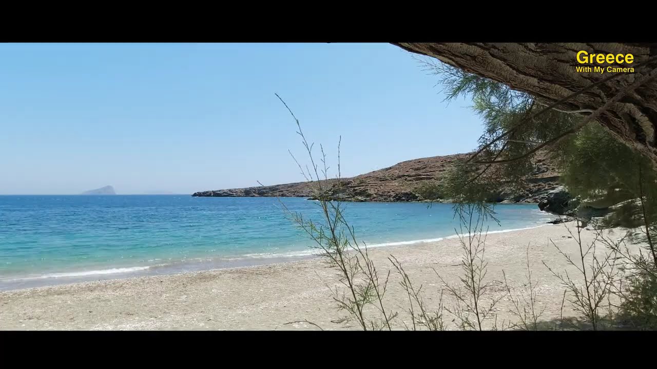 Beach Perfection - 1 Hour of Blue Water & Gentle Wave Sounds - Relaxation - Greek Island - 4k
