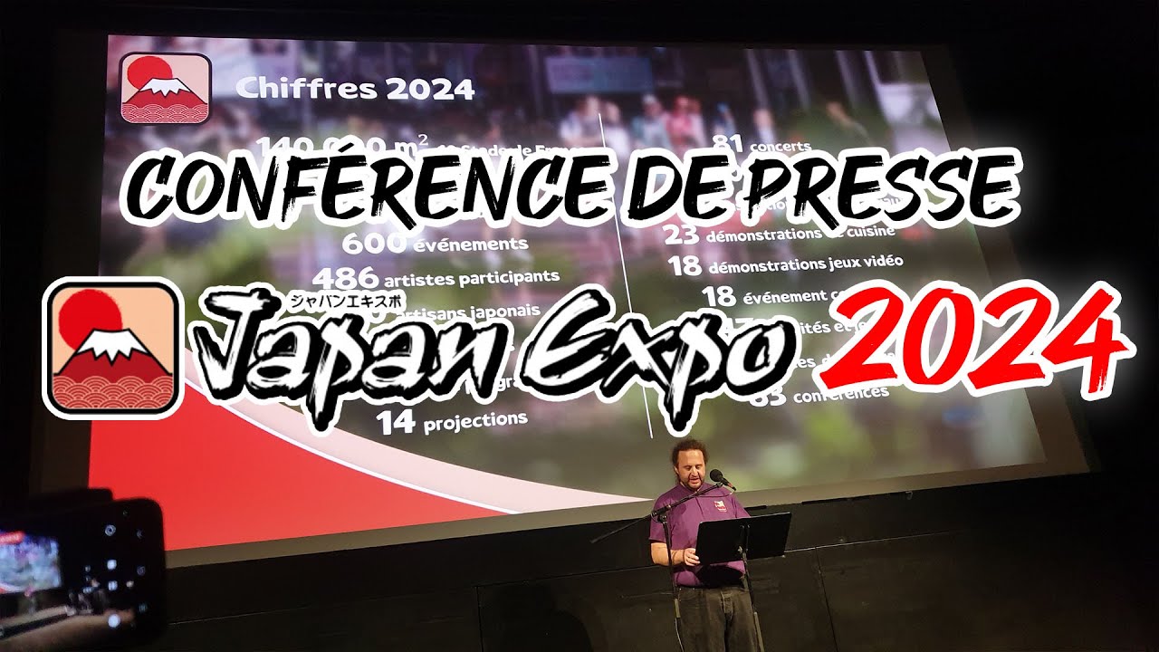 Intégralité de la Conférence de presse de Japan Expo 2024