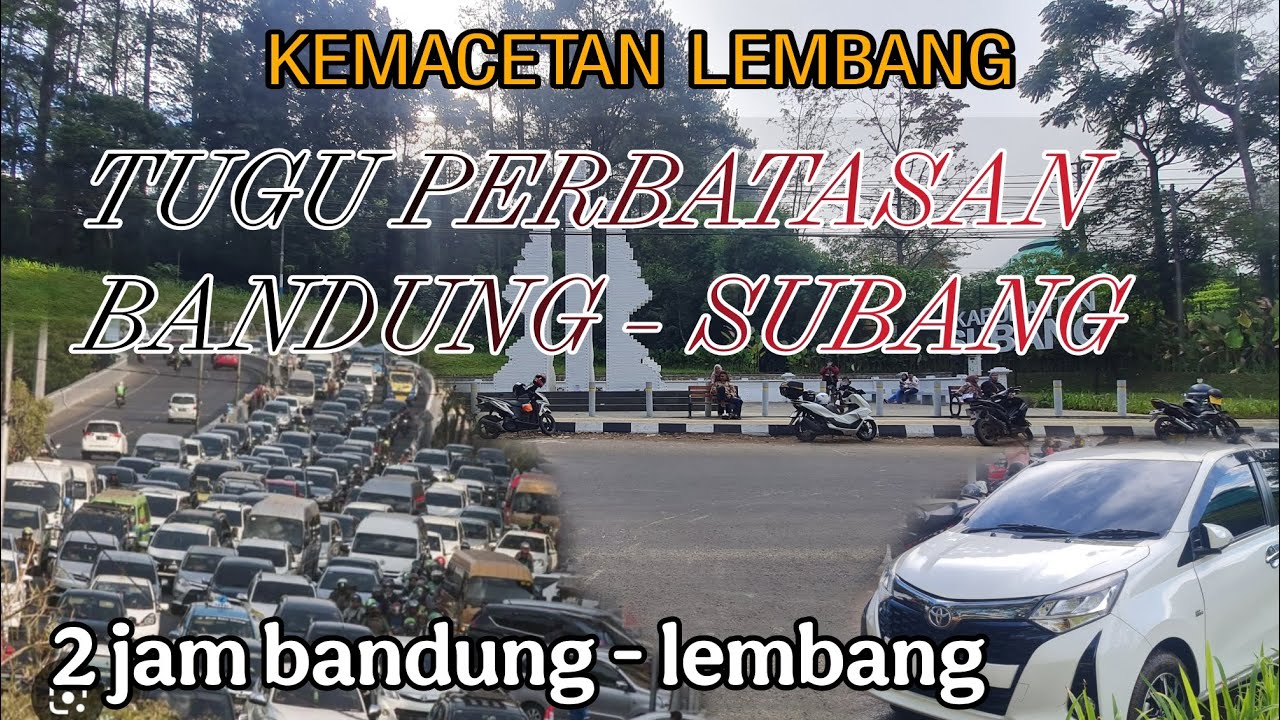 JALAN ALTERNATIVE Bandung - Lembang ke tugu perbatasan viral