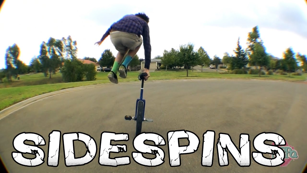 Hippo Unicycles :: Trick Tips :: 180 & 360 Sidespins