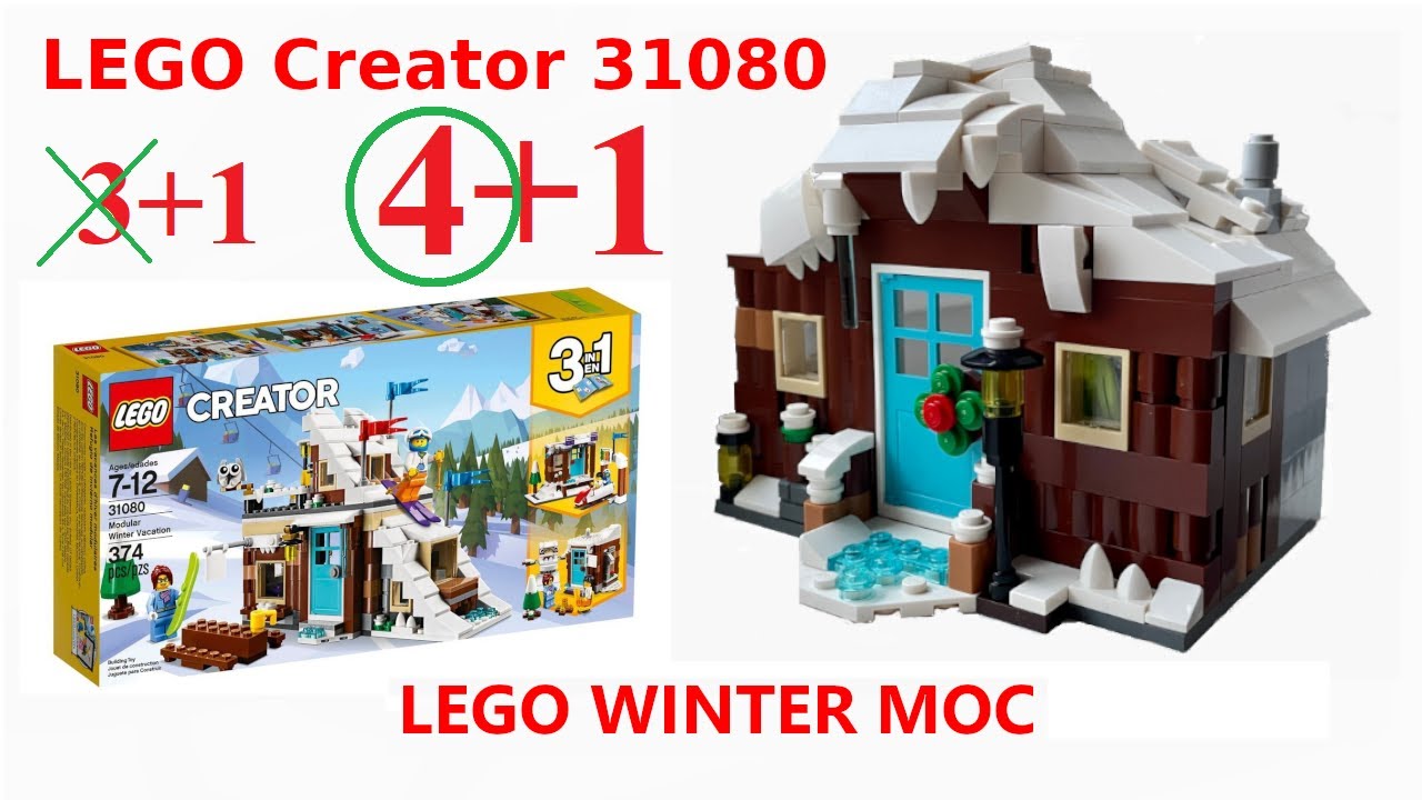 LEGO 31080 alternative moc winter cottage