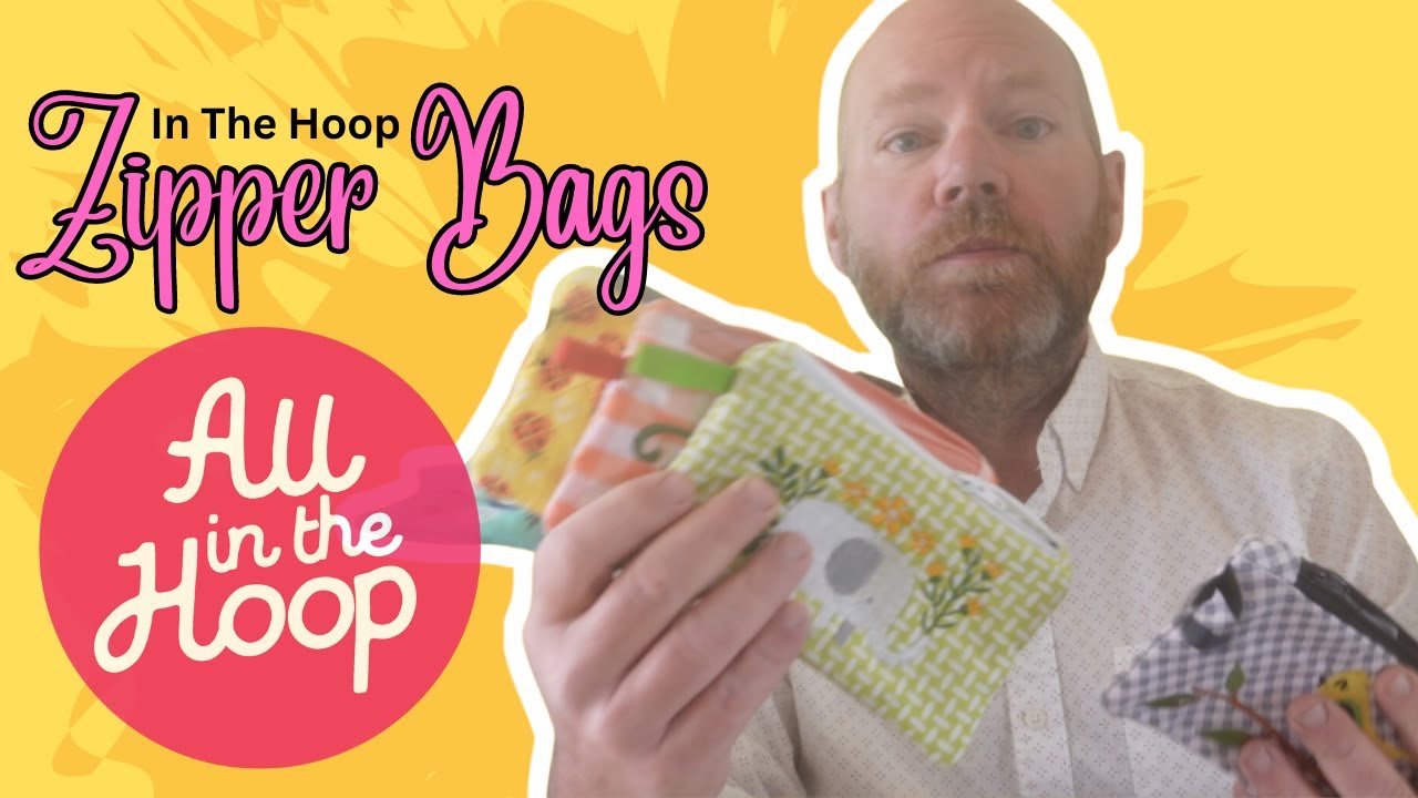 In The Hoop Zipper Bag Tutorial #inthehoop #machineembroidery #embroiderydesign #inthehoop #ith