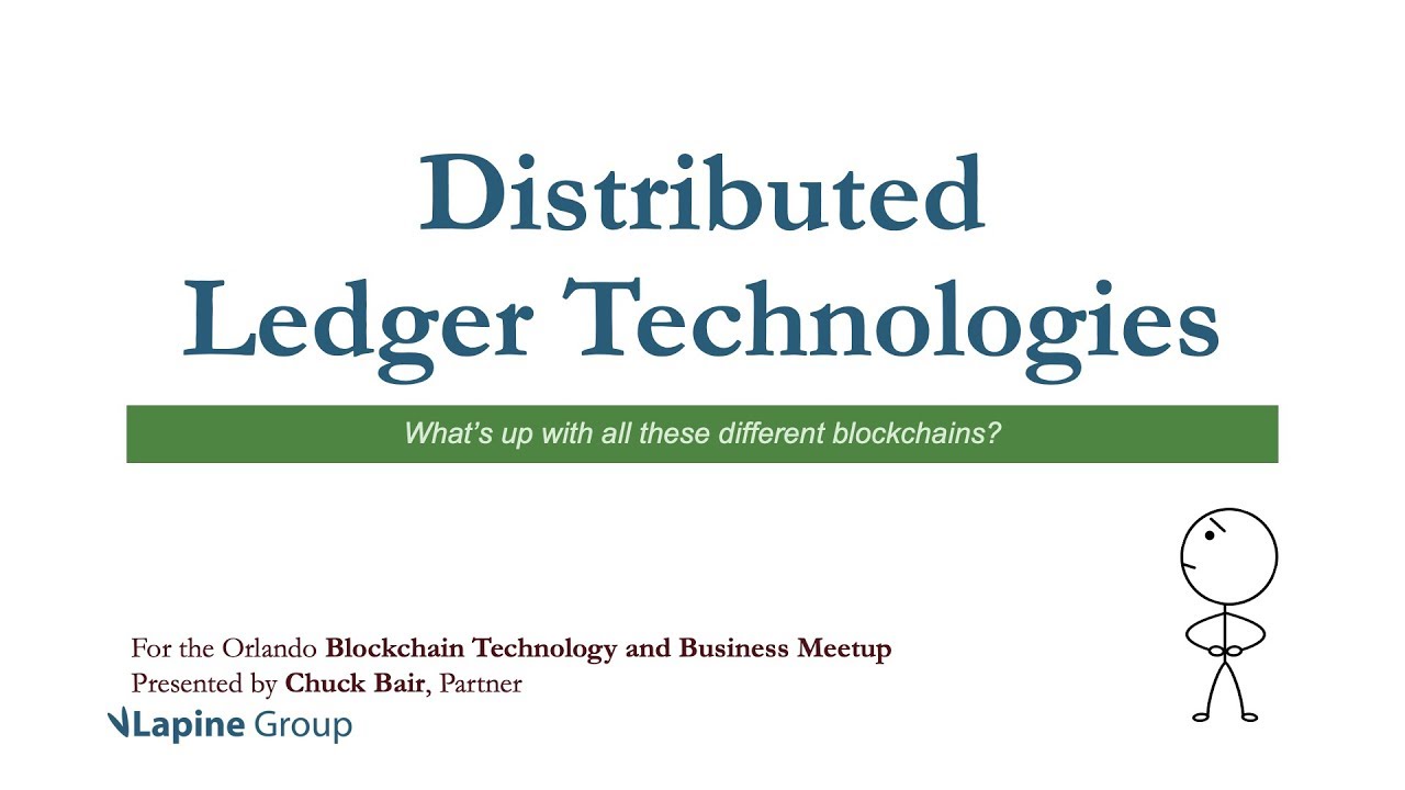 Distributed Ledger Technologies, Part 1 of 8