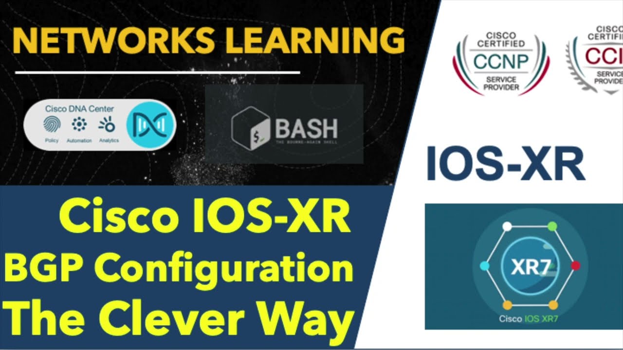 Экономьте время благодаря настройке BGP на Cisco XR.