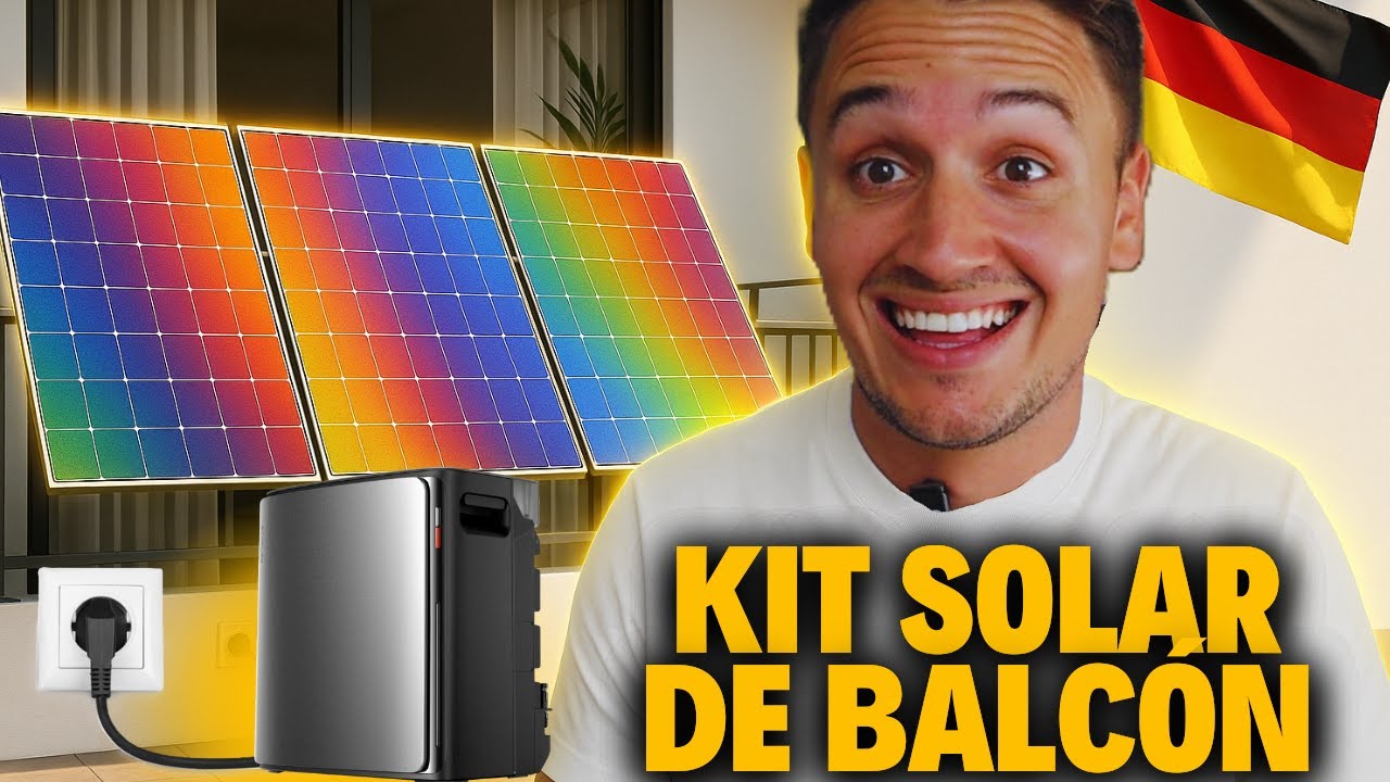 Probamos el KIT SOLAR de BALCÓN más FAMOSO de ALEMANIA con Baterías… Resultado SORPRENDENTE