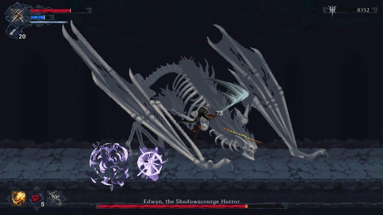 The Last Faith: Edwyn, the Shadowscourge Horror battle PS5 PRO 1080p60FPS