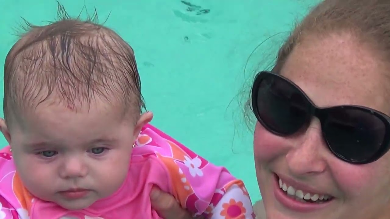 Aubree swim lessons at Y