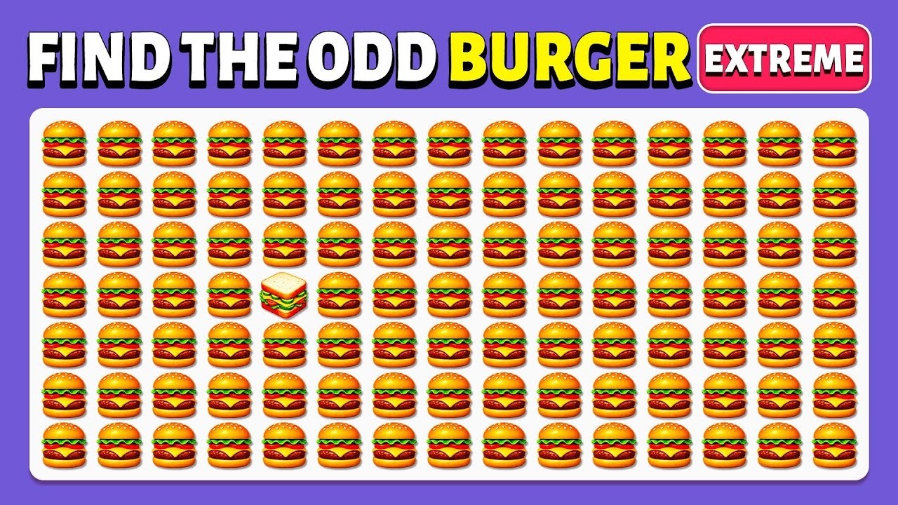 Find the Odd One Out – EXTREME Junk Food Edition 🍔🥨🍕 35 Levels | Quiz laxee