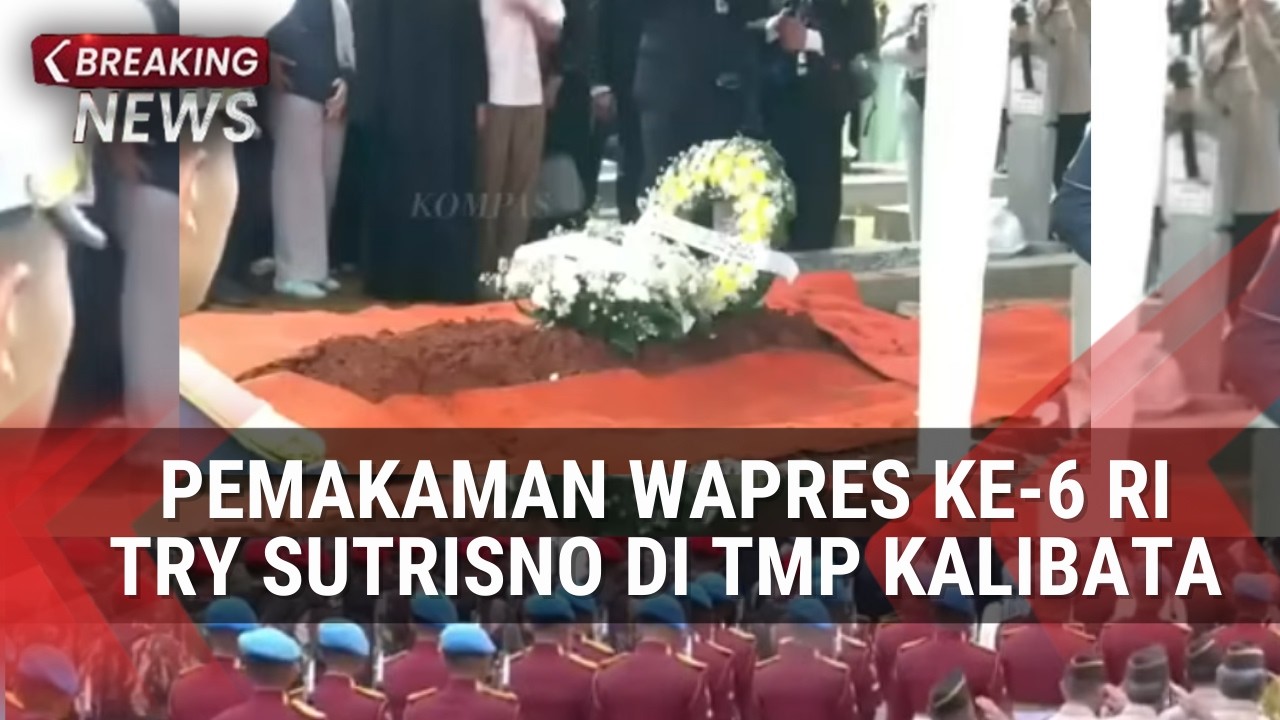 Pemakaman Wapres ke-6 RI Try Sutrisno di TMP Kalibata
